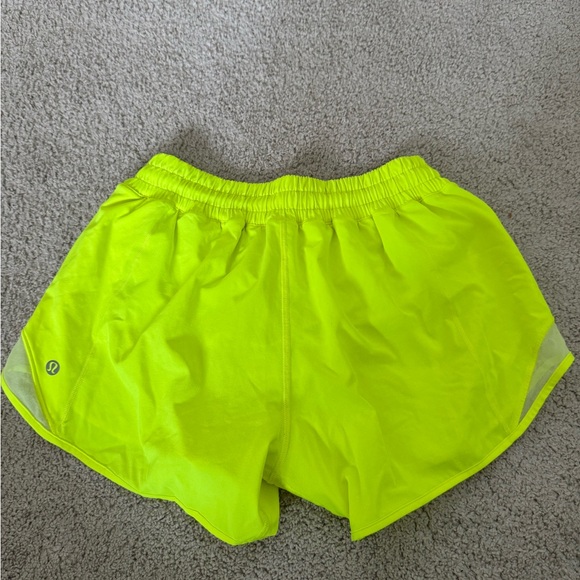 Neon yellow hotty hot shorts - tall (4 inch) - Picture 4 of 4